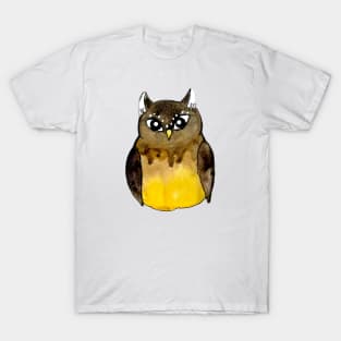 Night Owl Watercolor T-Shirt